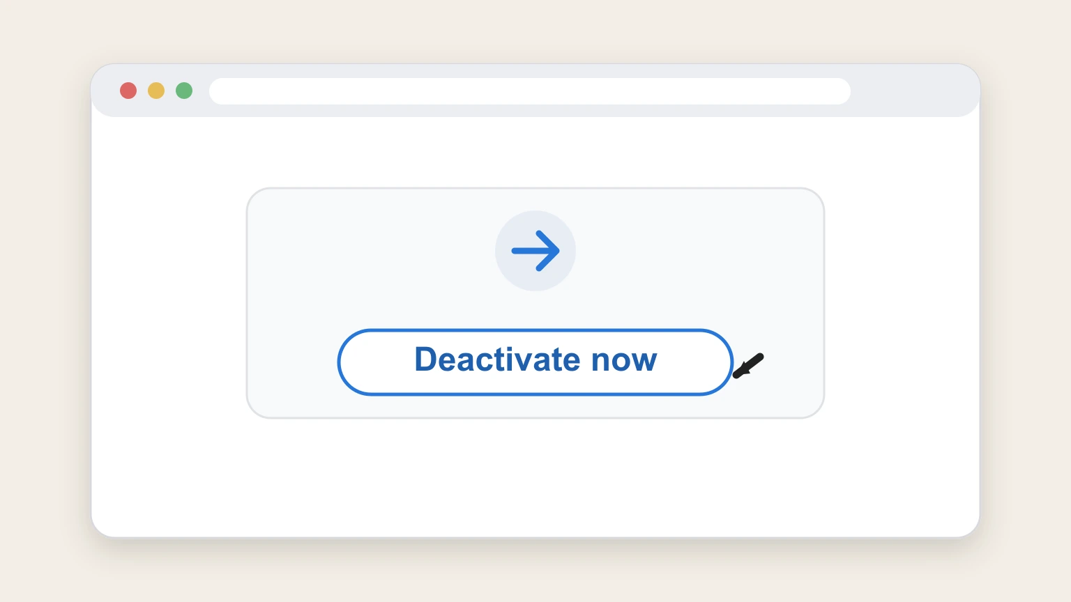 Green Chef Green Chef account cancellation: Select Deactivate now