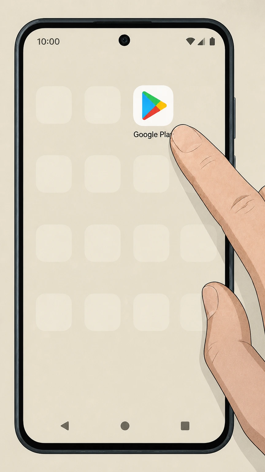Guitar Tricks Google Play (Android in-app subscription) cancellation: Open Google Play