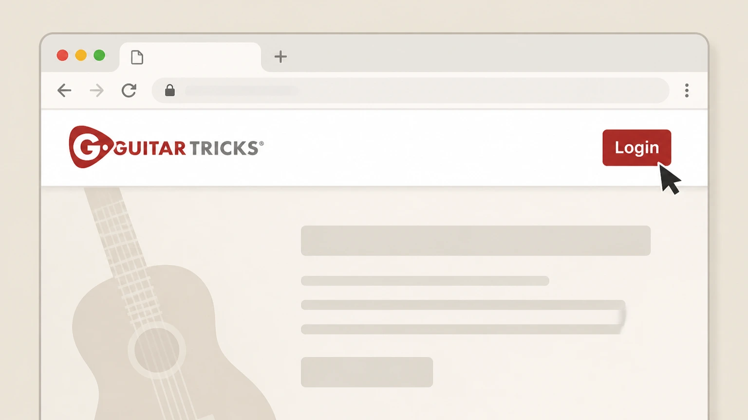 Guitar Tricks GuitarTricks.com website (direct billing) cancellation: Sign in at GuitarTricks.com
