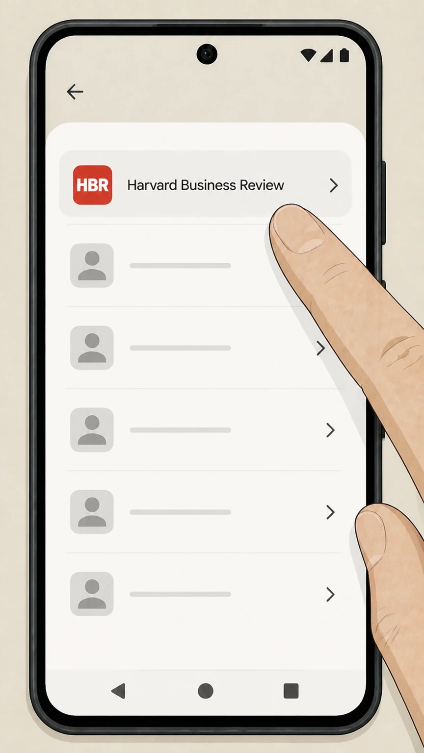 Harvard Business Review Cancel Harvard Business Review via Google Play subscriptions cancellation: Select Harvard Business Review