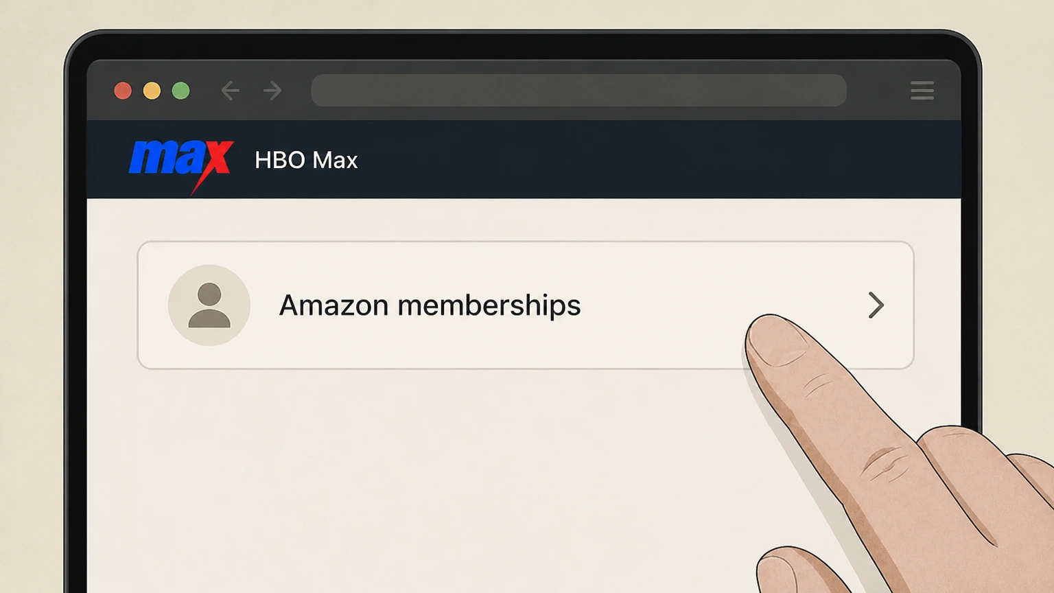 HBO Max cancel an amazon-billed subscription: Open Amazon memberships