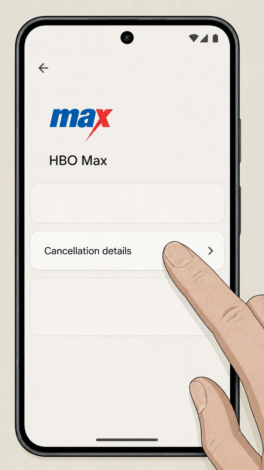 HBO Max cancel a google play subscription: Save the expiration date