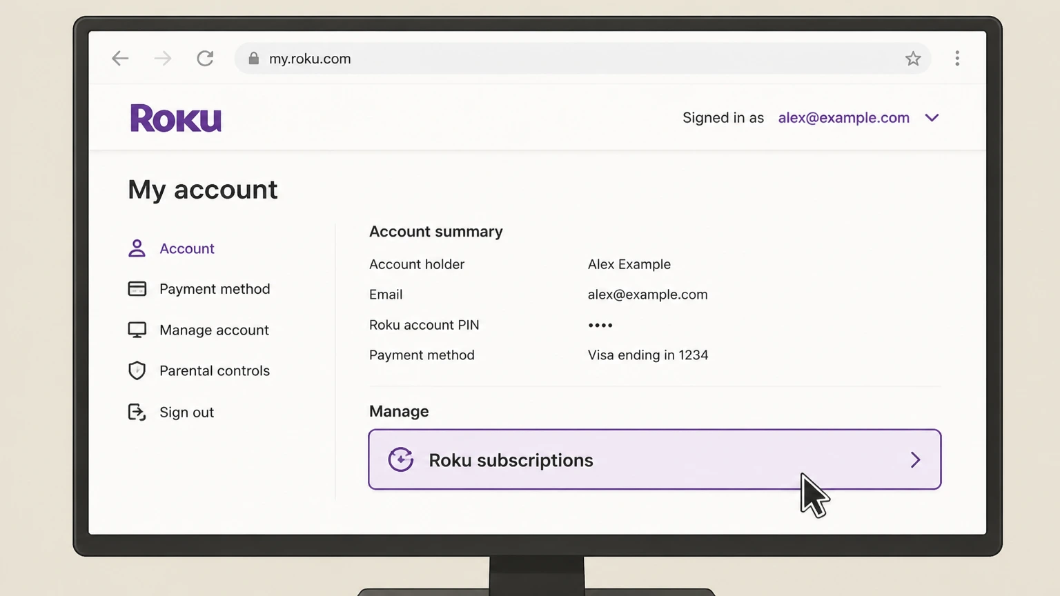 HBO Max roku cancellation: Open Roku subscriptions