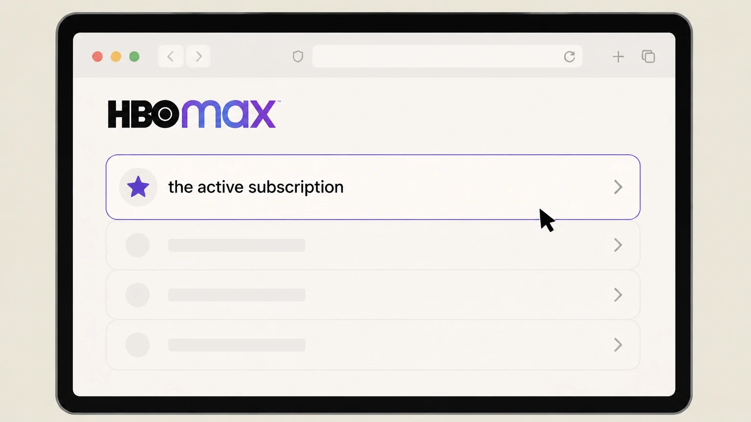 HBO Max cancel a roku-billed subscription: Find the active subscription