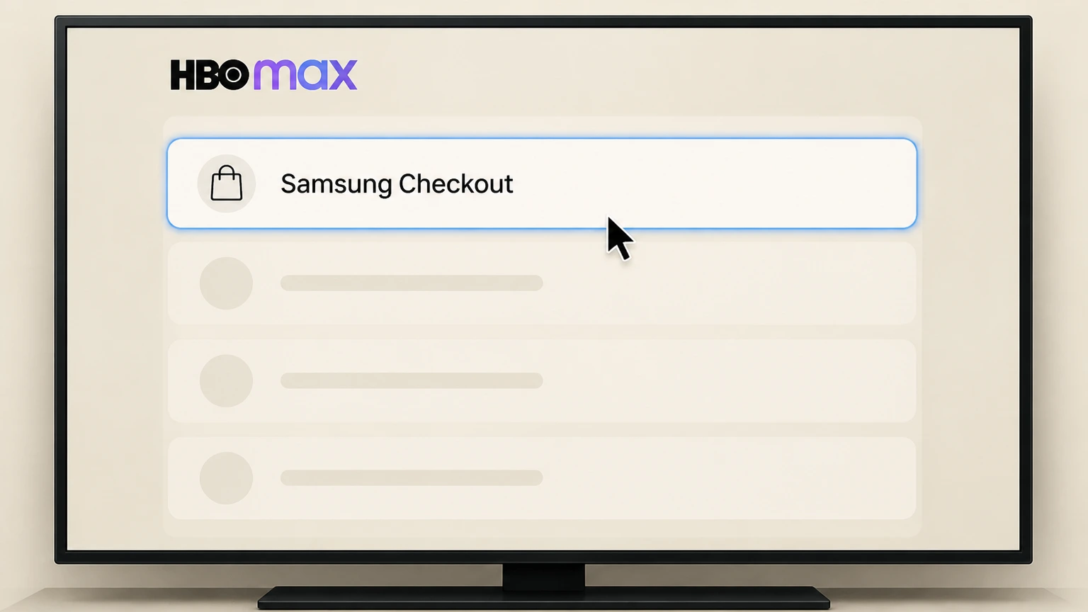 HBO Max cancel a samsung-billed subscription: Open Samsung Checkout