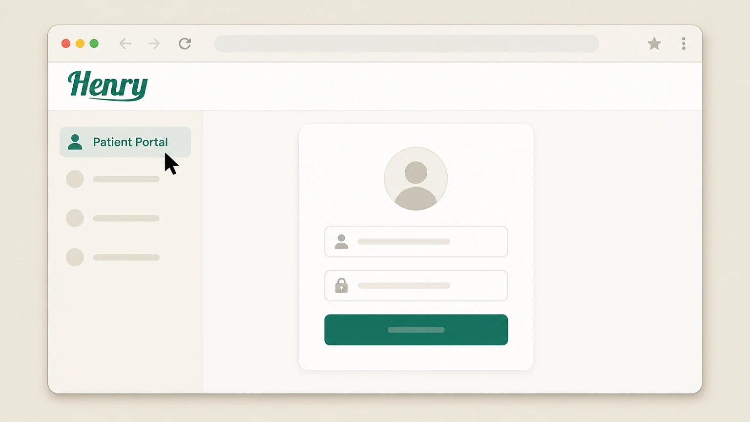 Henry Meds Henry Meds patient portal cancellation: Open the patient portal