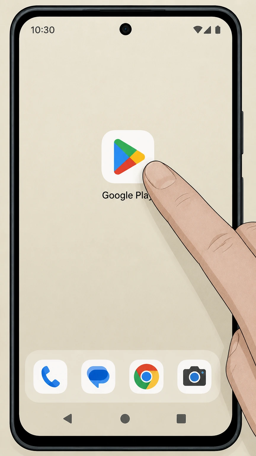 Hooked on Phonics Google Play (Android) cancellation: Open Google Play Store
