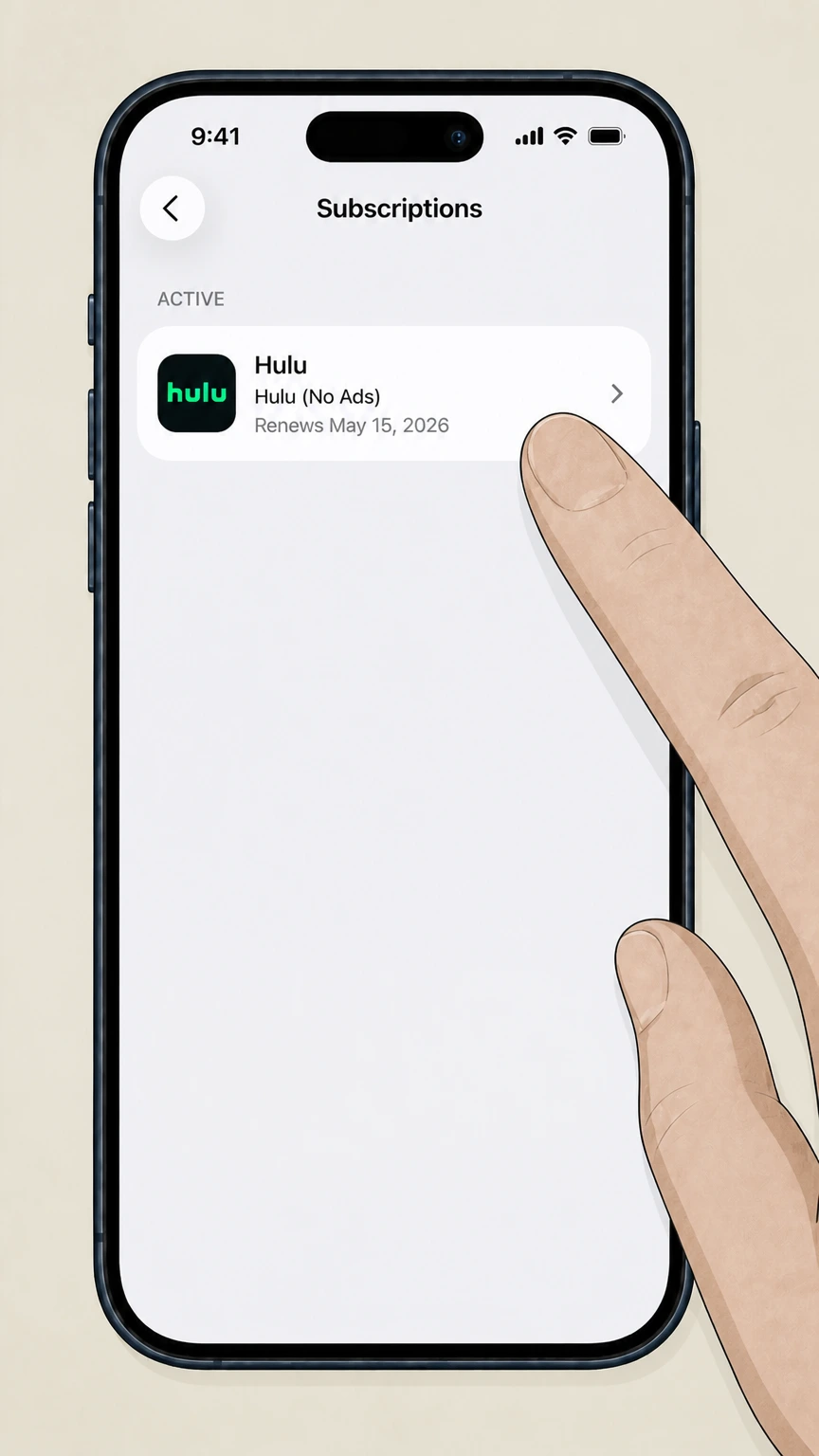 Hulu app-store cancellation: Choose the provider