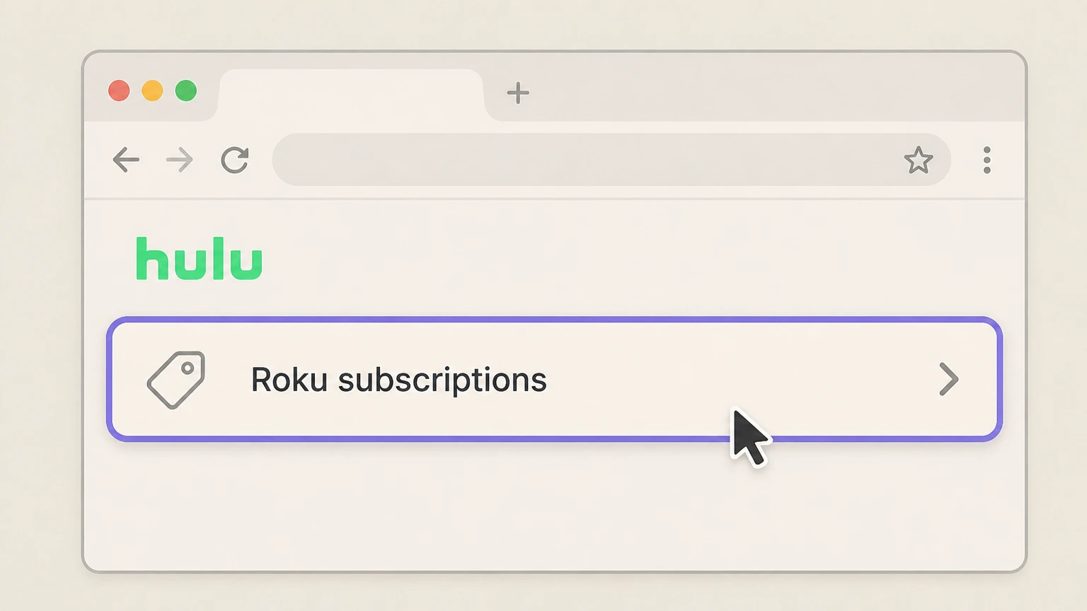 Hulu cancel a roku-billed subscription: Open Roku subscriptions