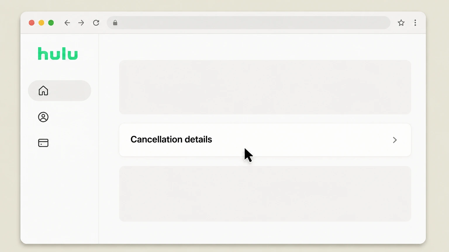 Hulu cancel on the provider website: Complete the flow