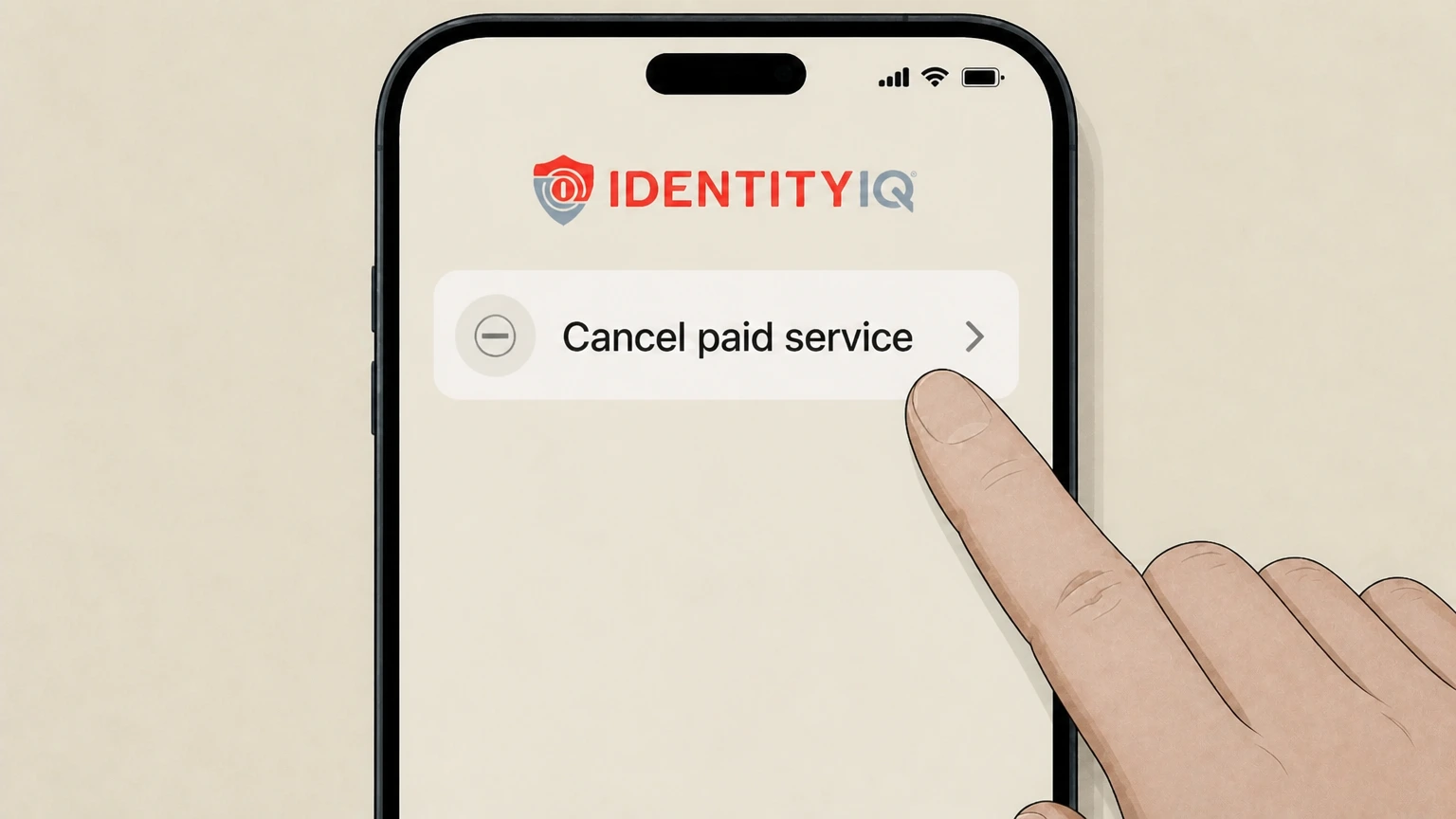 IdentityIQ IdentityIQ Customer Care: Cancel each intended paid service