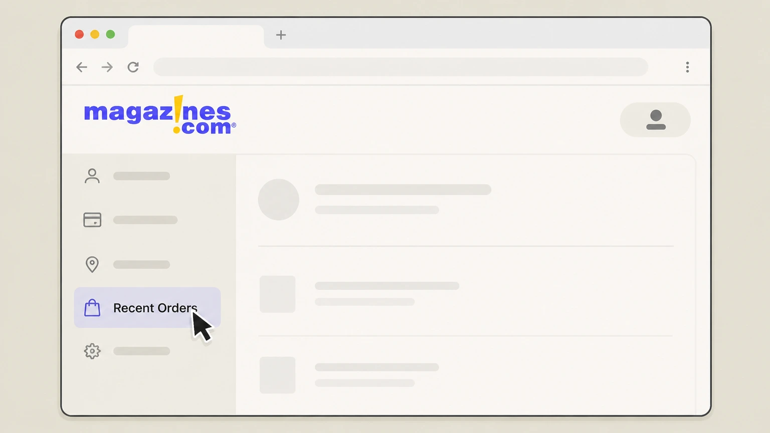 Magazines.com Magazines.com My Account auto renewal cancellation: Open Recent Orders