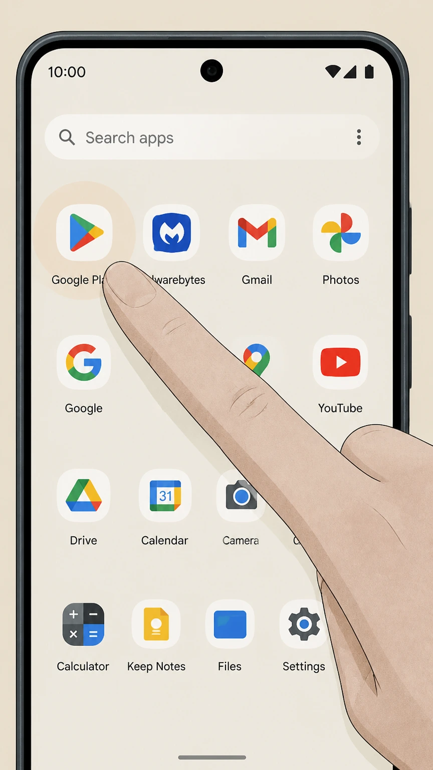 Malwarebytes google-play cancellation: Open Google Play