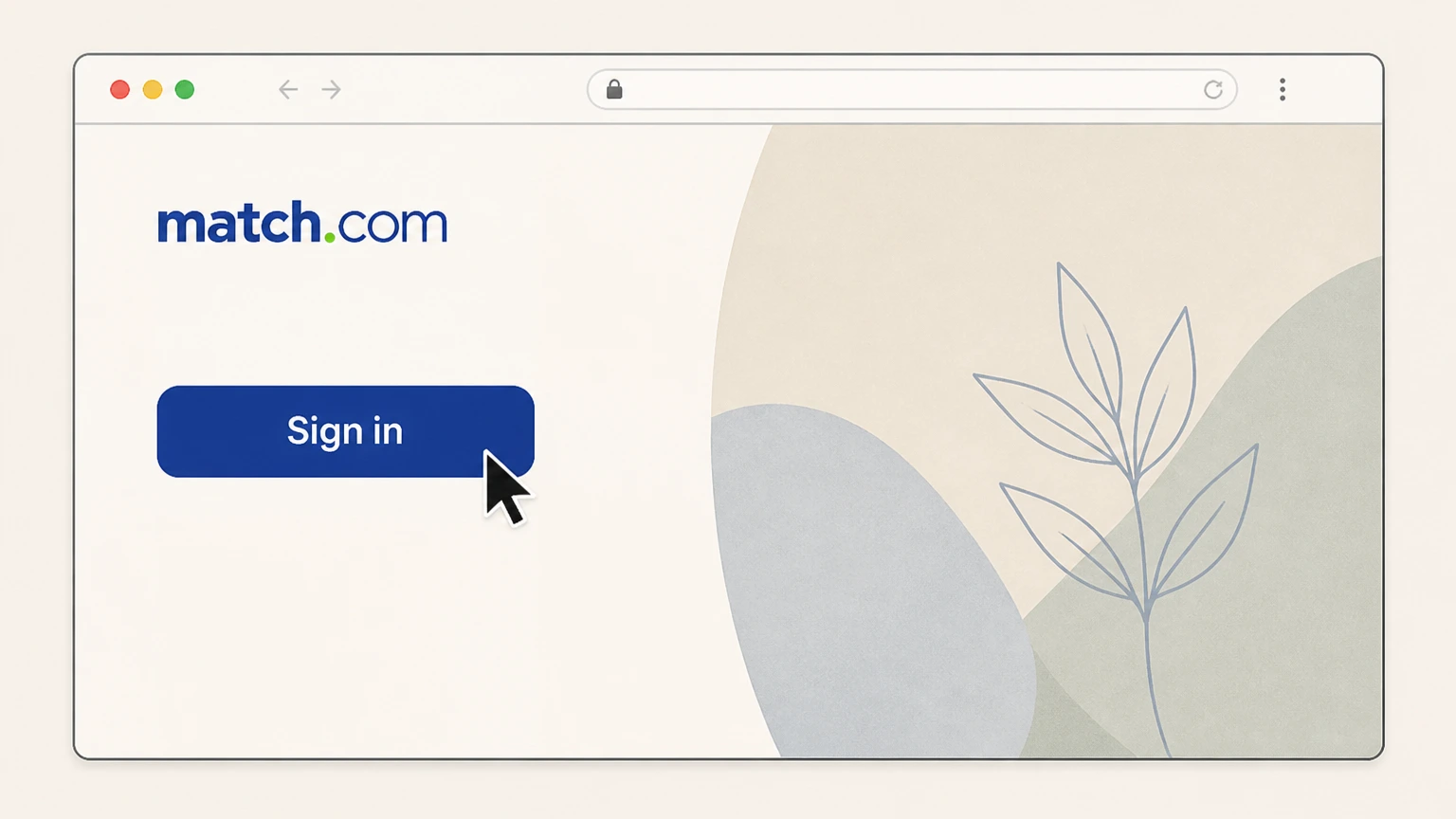 Match Match.com website (Match-billed subscriptions) cancellation: Sign in to Match on the web