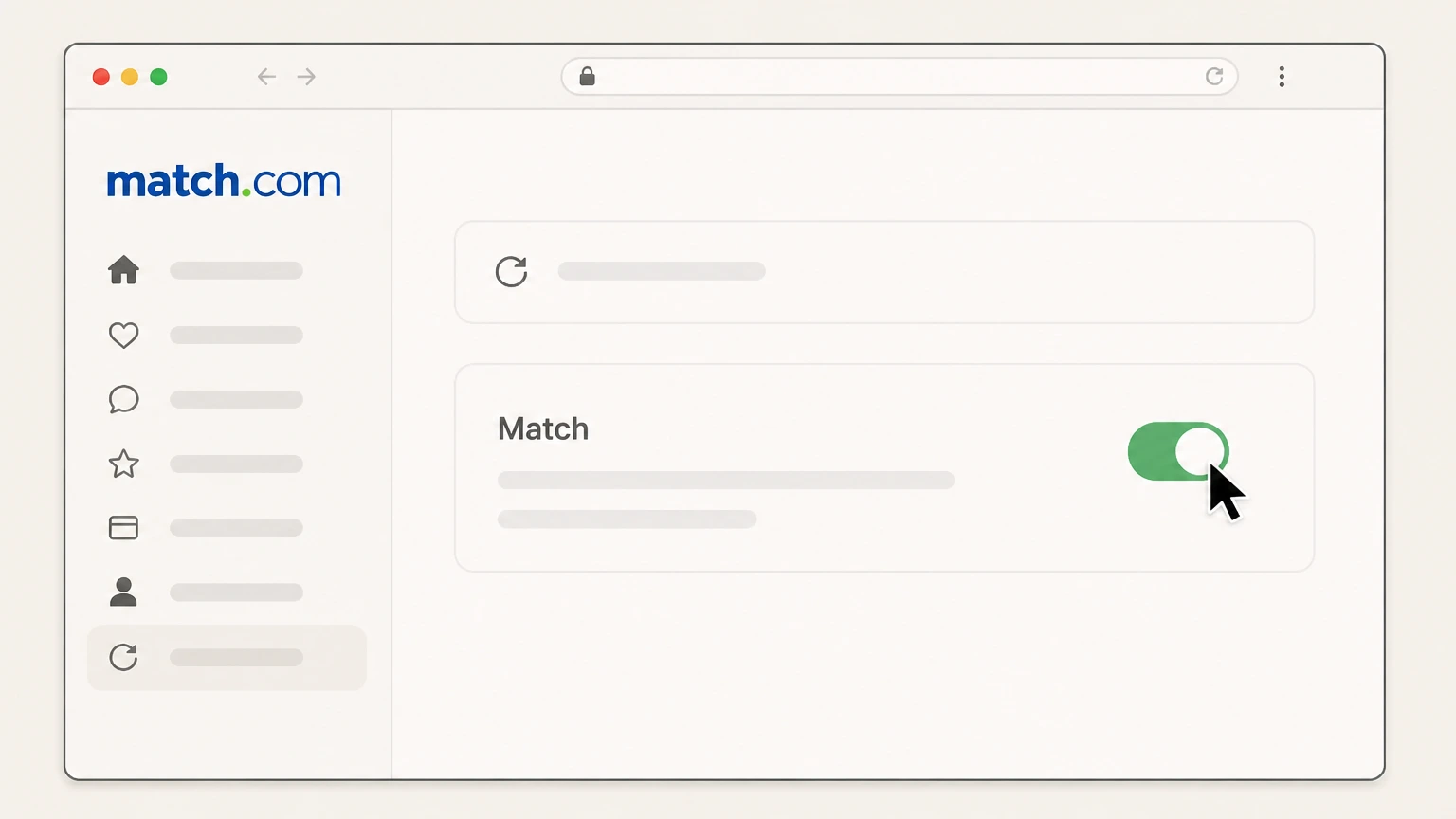 Match Match.com website (Match-billed subscriptions) cancellation: Turn off auto-renewal