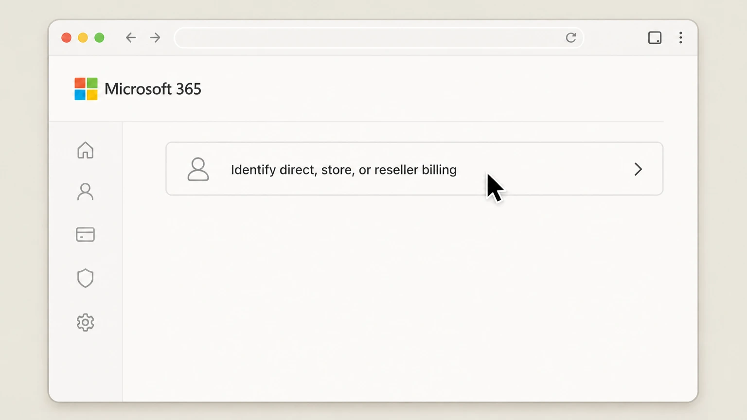 Microsoft 365 cancel on the provider website: Identify direct, store, or reseller billing