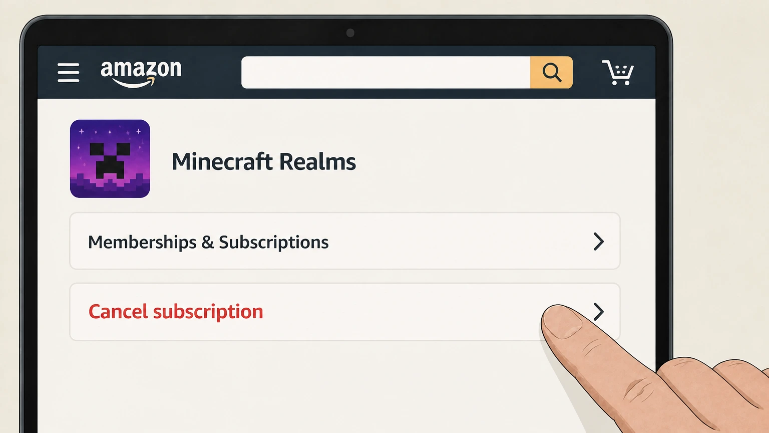 Minecraft Realms cancel minecraft realms through amazon: Turn off renewal