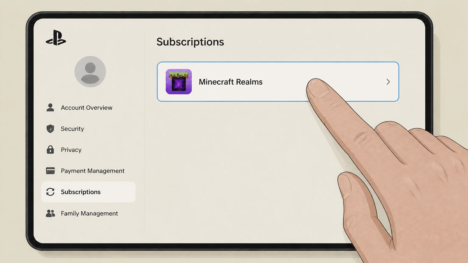 Minecraft Realms playstation cancellation: Choose Minecraft Realms
