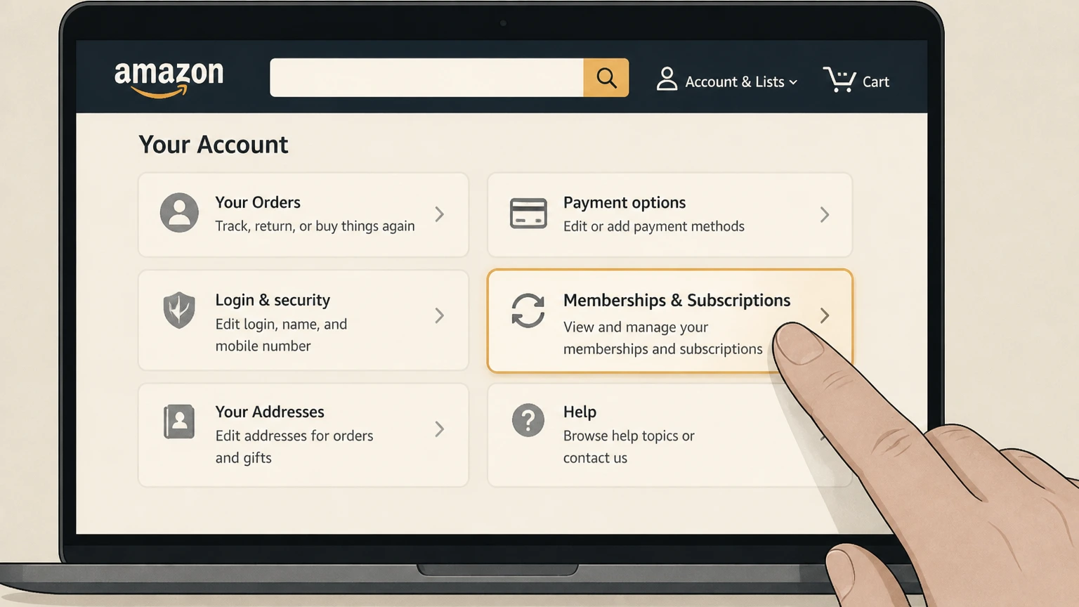 MUBI amazon cancellation: Open Memberships & Subscriptions