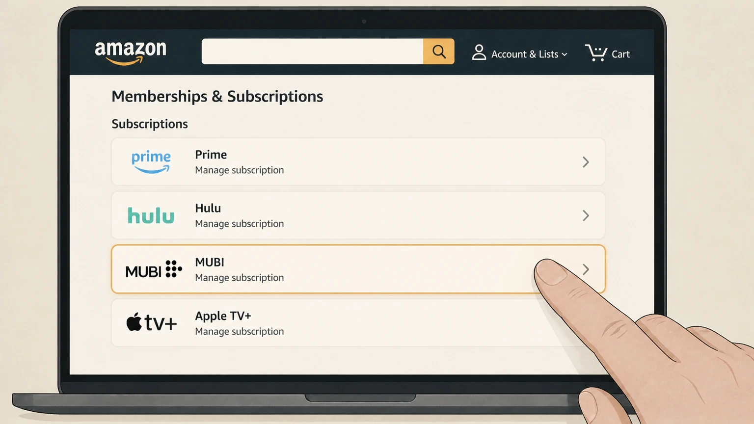 MUBI amazon cancellation: Find MUBI