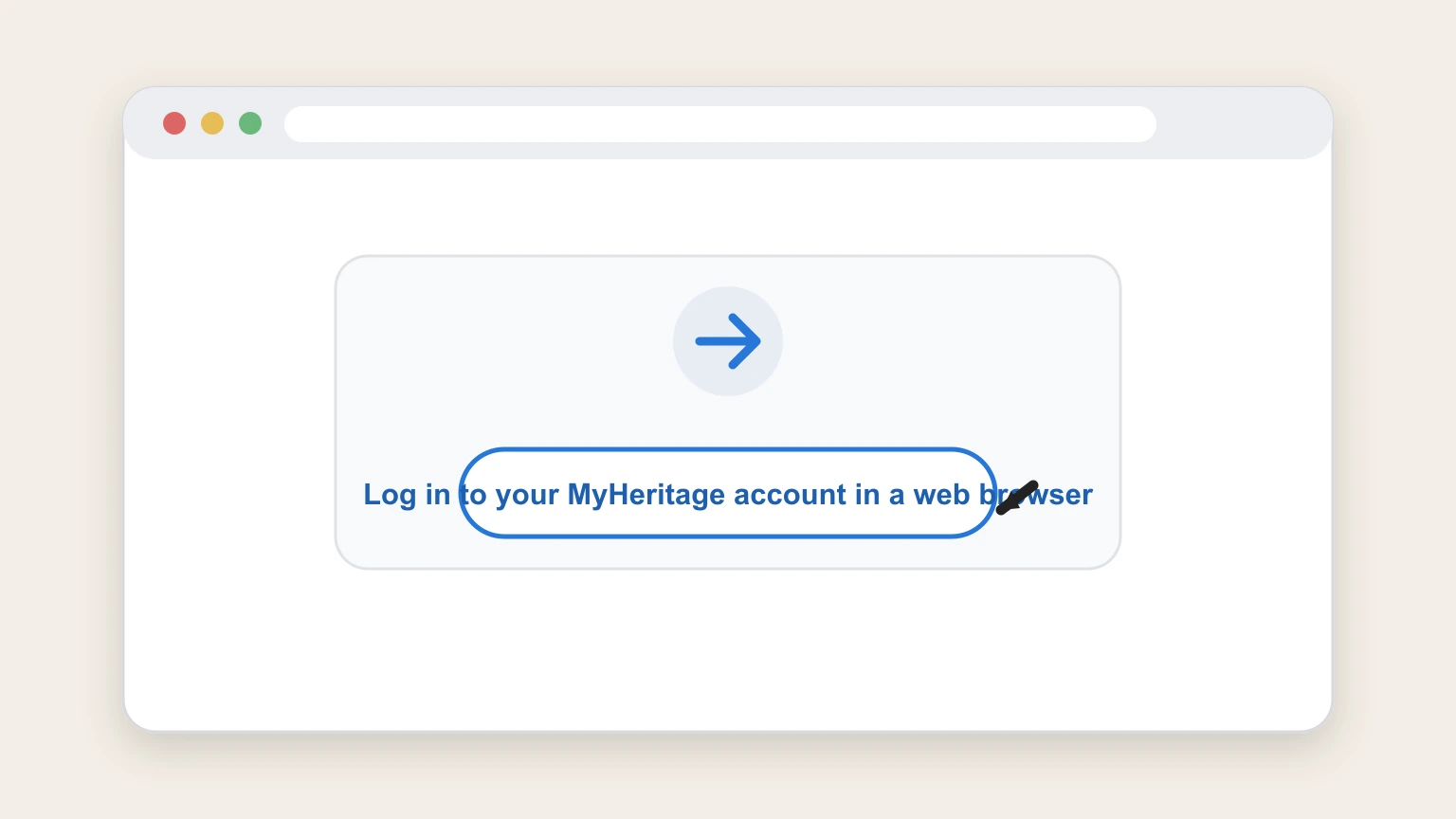MyHeritage MyHeritage website (direct billing) cancellation: Log in to your MyHeritage account in a web browser