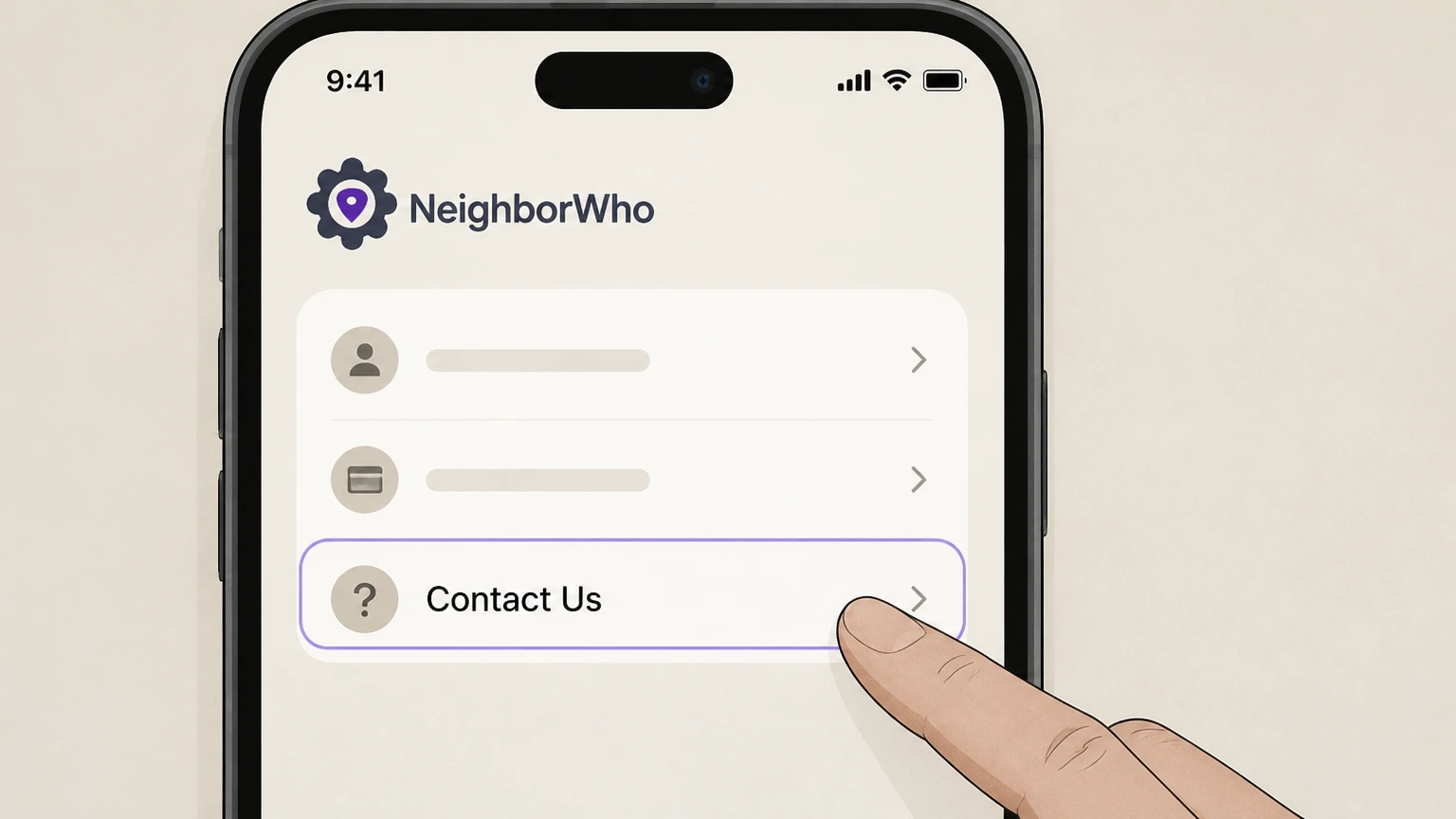 NeighborWho NeighborWho customer support phone: Open the NeighborWho Contact Us page