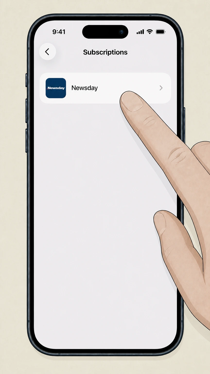 Newsday Newsday in Apple Subscriptions cancellation: Select Newsday