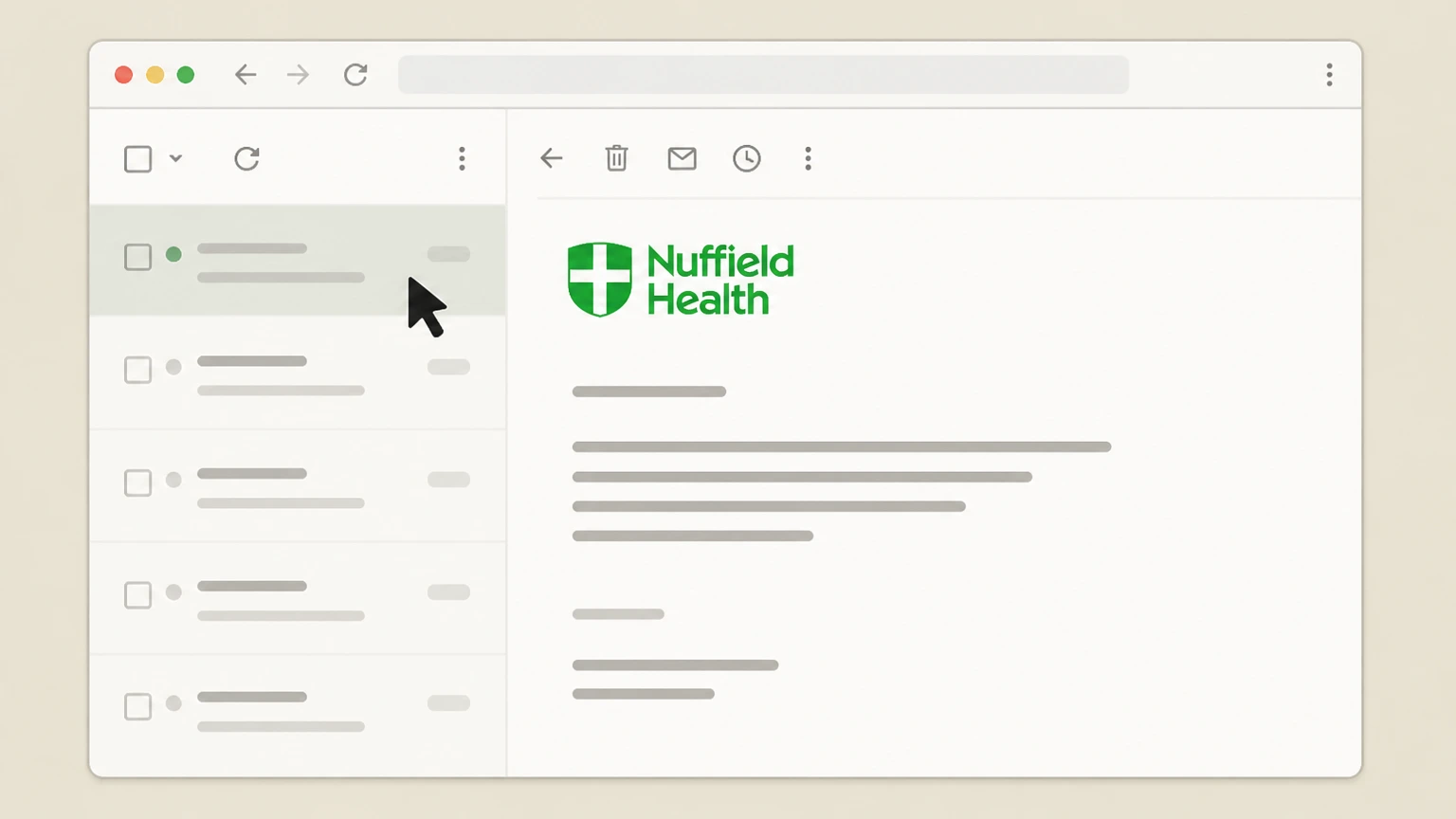 Nuffield Health Use the online request‑to‑cancel form (online joiners) cancellation: Locate your original online joining or receipt email