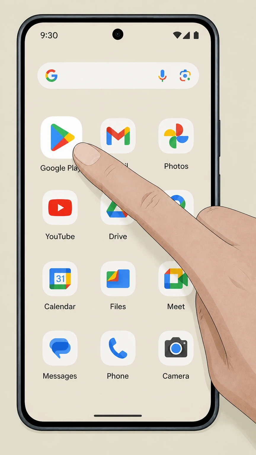 Pandora google-play cancellation: Open Google Play