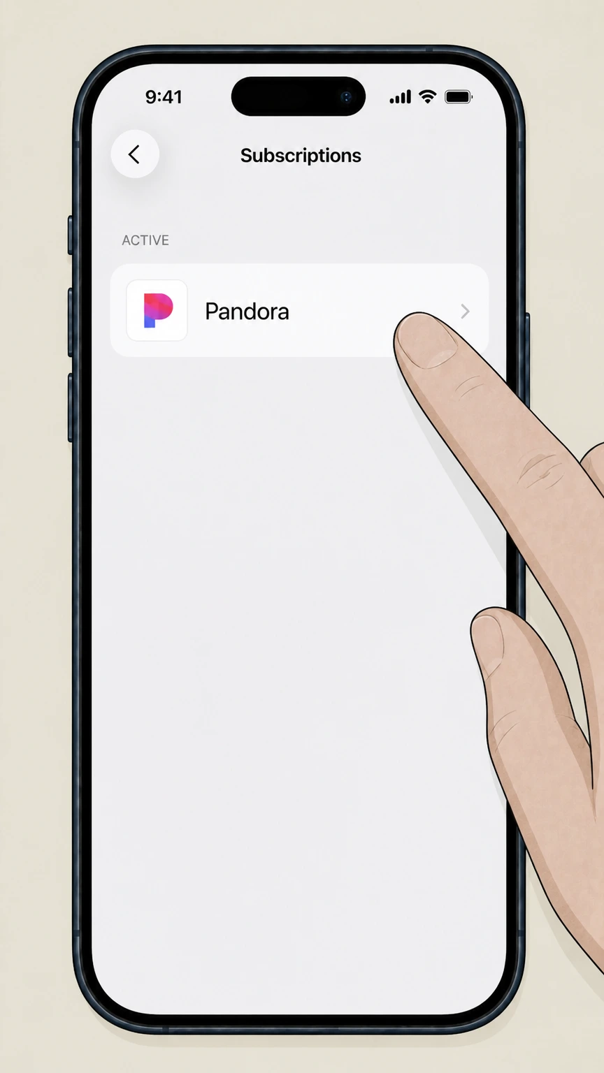 Pandora ios cancellation: Choose Pandora
