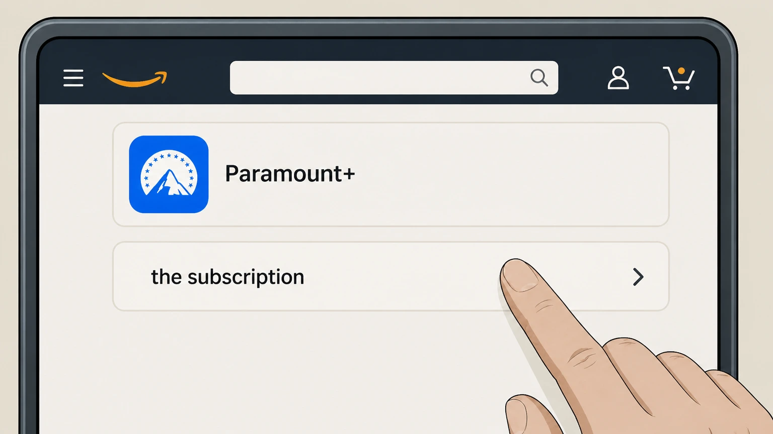 Paramount+ cancel an amazon-billed subscription: Find the subscription