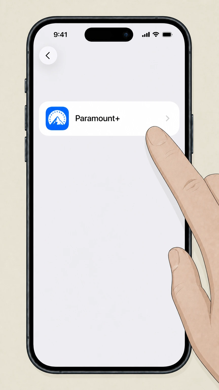 Paramount+ cancel an app store subscription: Choose the provider