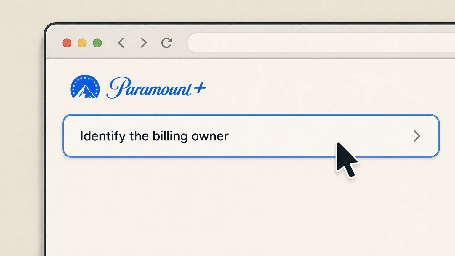 Paramount+ cancel paramount+ through a bundle, carrier, or other partner: Identify the billing owner