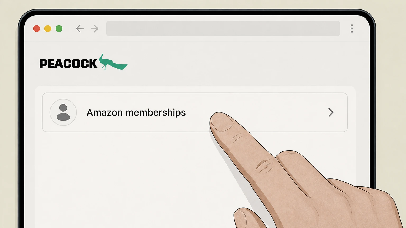 Peacock cancel an amazon-billed subscription: Open Amazon memberships