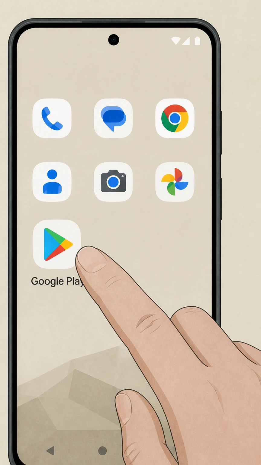 Peloton Google Play Store on Android (Google-billed Peloton App subscriptions) cancellation: Open the Google Play Store app