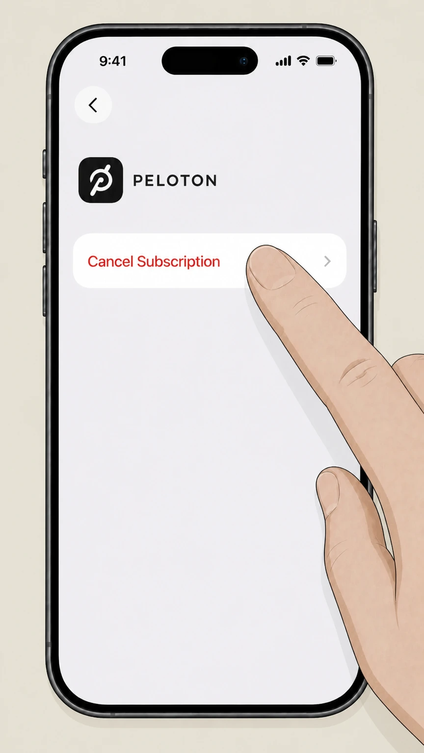 Peloton Apple App Store on iPhone or iPad (Apple-billed Peloton App/Strength+ subscriptions) cancellation: Cancel the subscription
