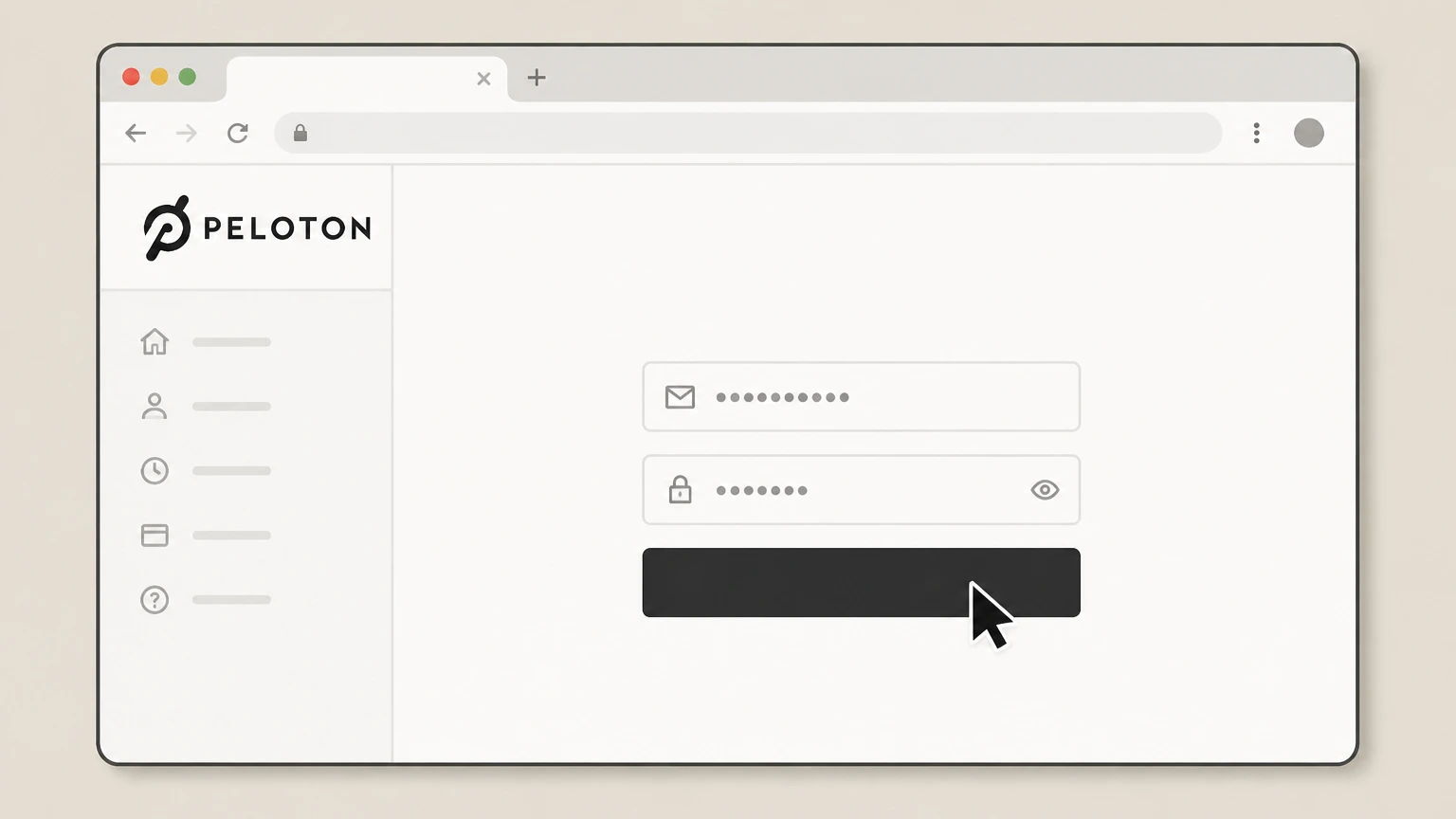 Peloton Peloton website (Peloton-billed memberships) cancellation: Sign in to your Peloton account