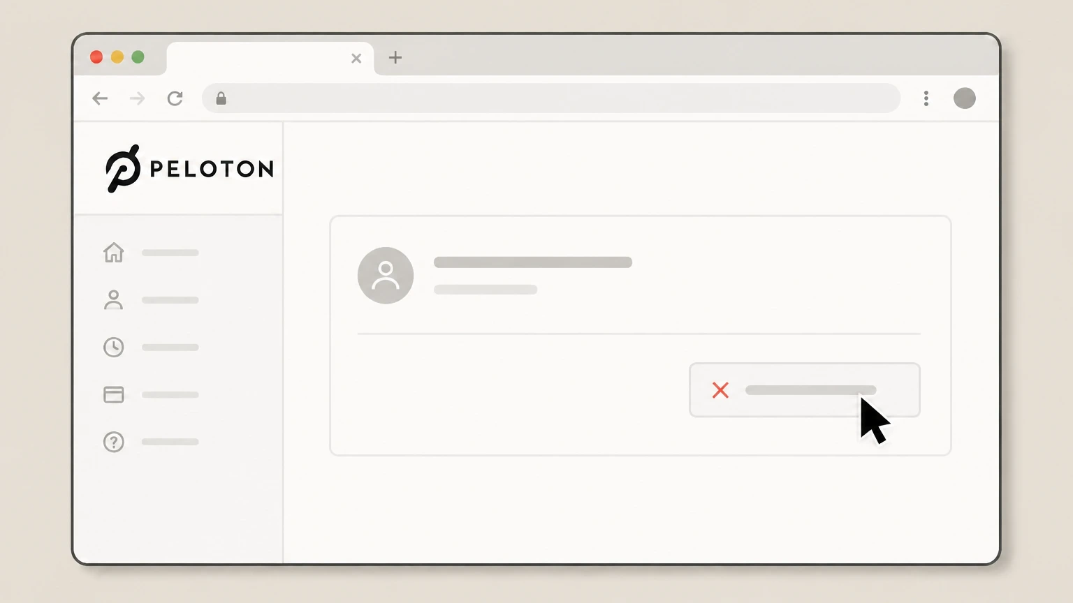 Peloton Peloton website (Peloton-billed memberships) cancellation: Start the cancellation flow
