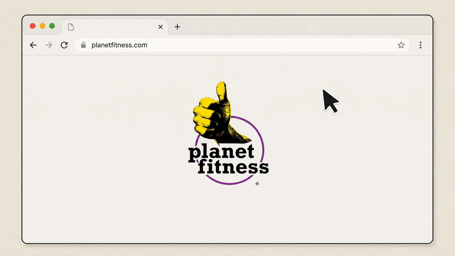 Planet Fitness Website member portal cancellation: Open the Planet Fitness website