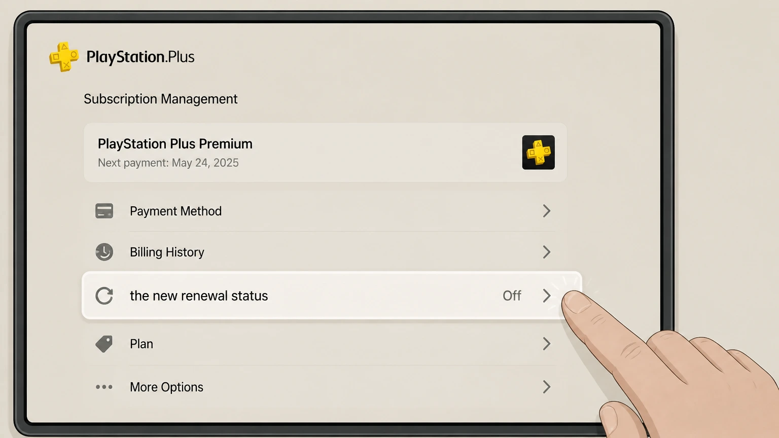 PlayStation Plus playstation cancellation: Confirm the new renewal status