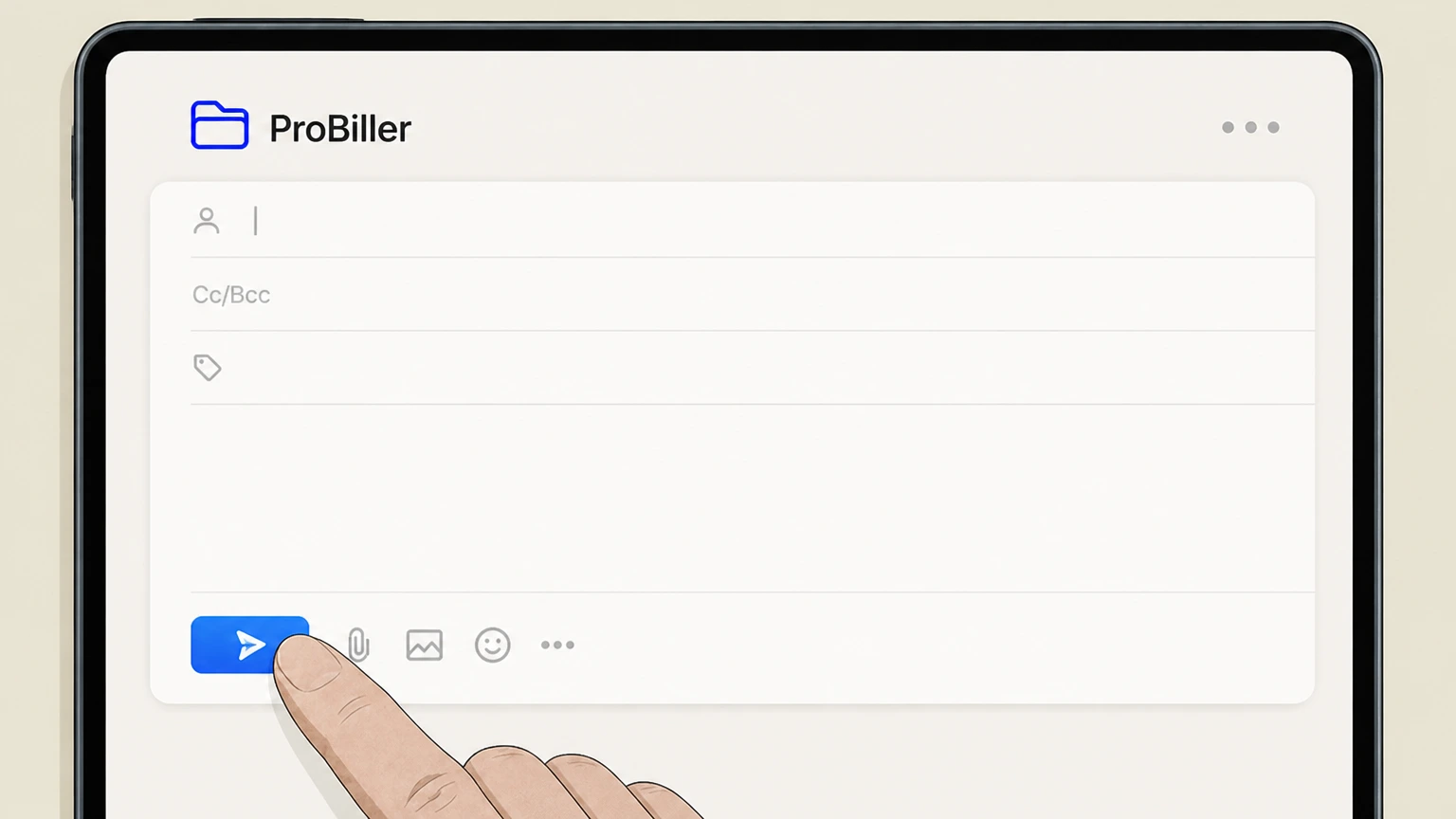 ProBiller Email cancellation request to ProBiller cancellation: Open your email account