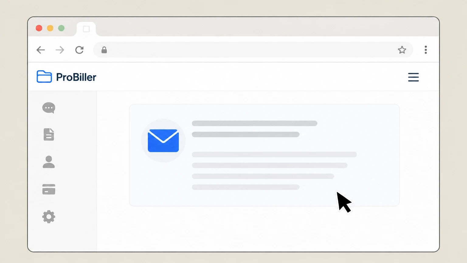 ProBiller Web live chat via ProBiller site cancellation: Confirm you receive a cancellation email