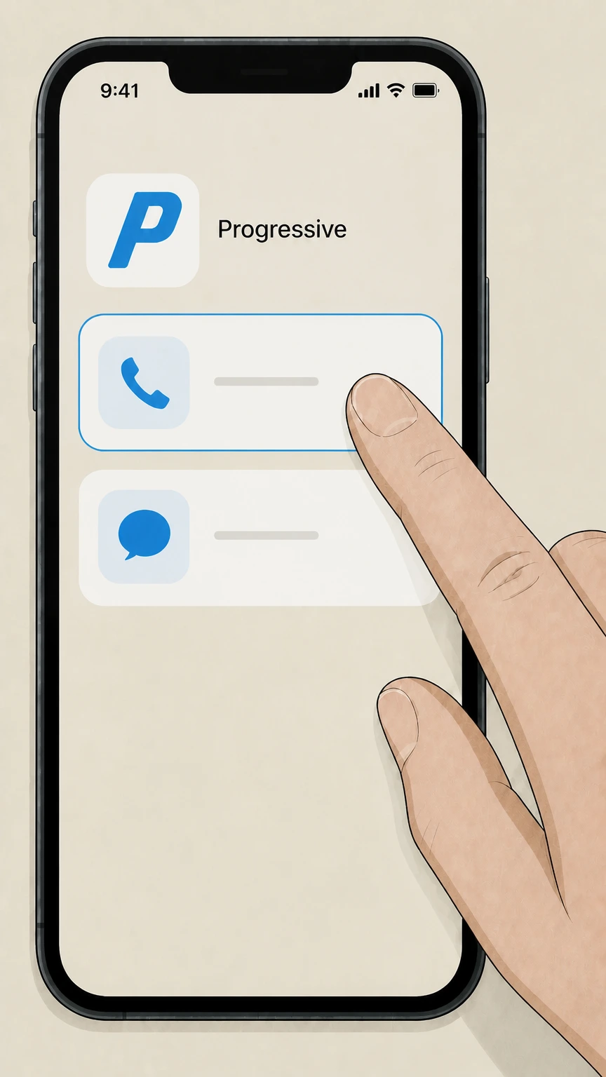 Progressive Start cancellation from the Progressive app cancellation: Request and confirm cancellation with the representative