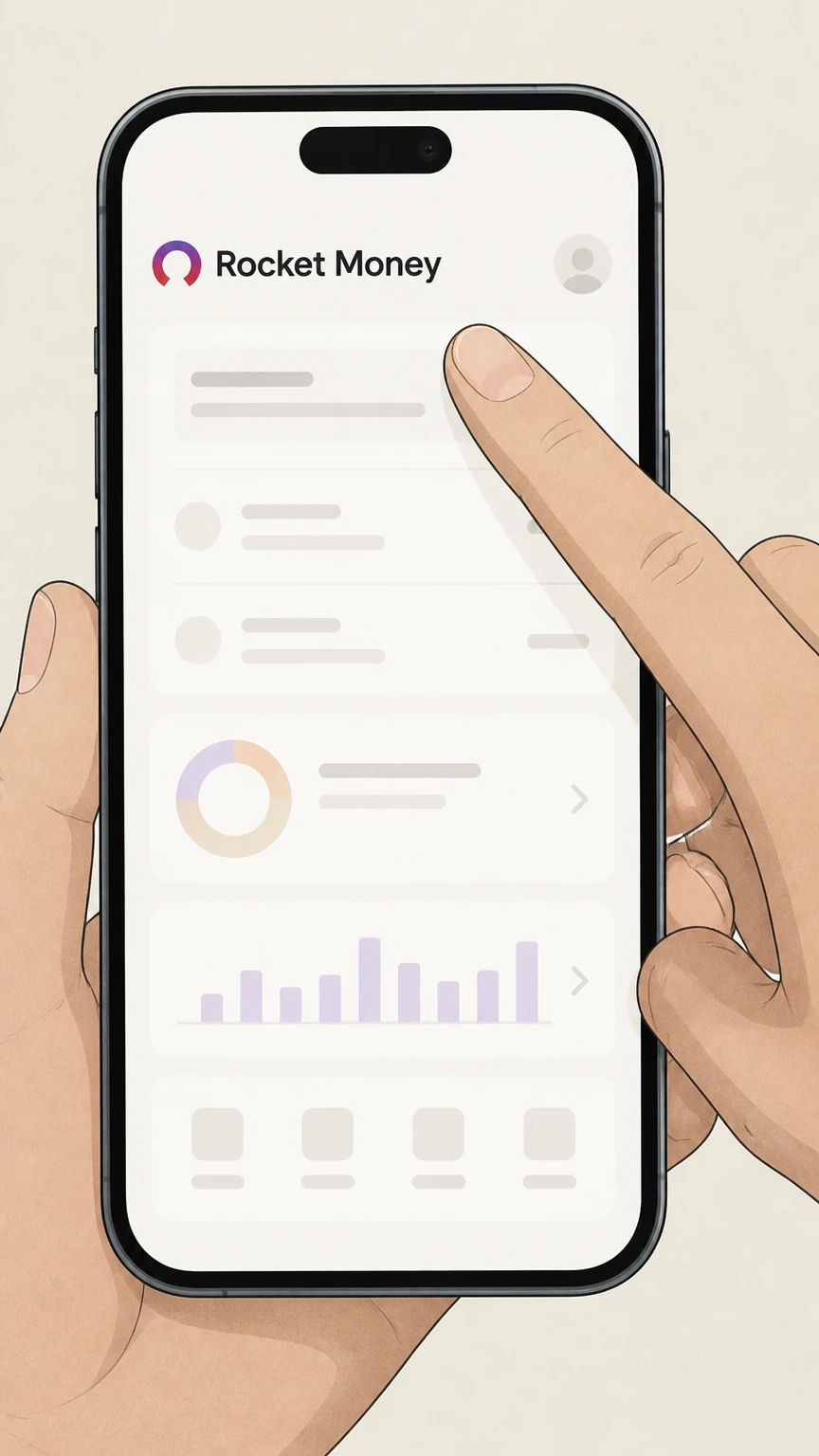 Rocket Money Rocket Money app (direct billing) cancellation: Open the Rocket Money app