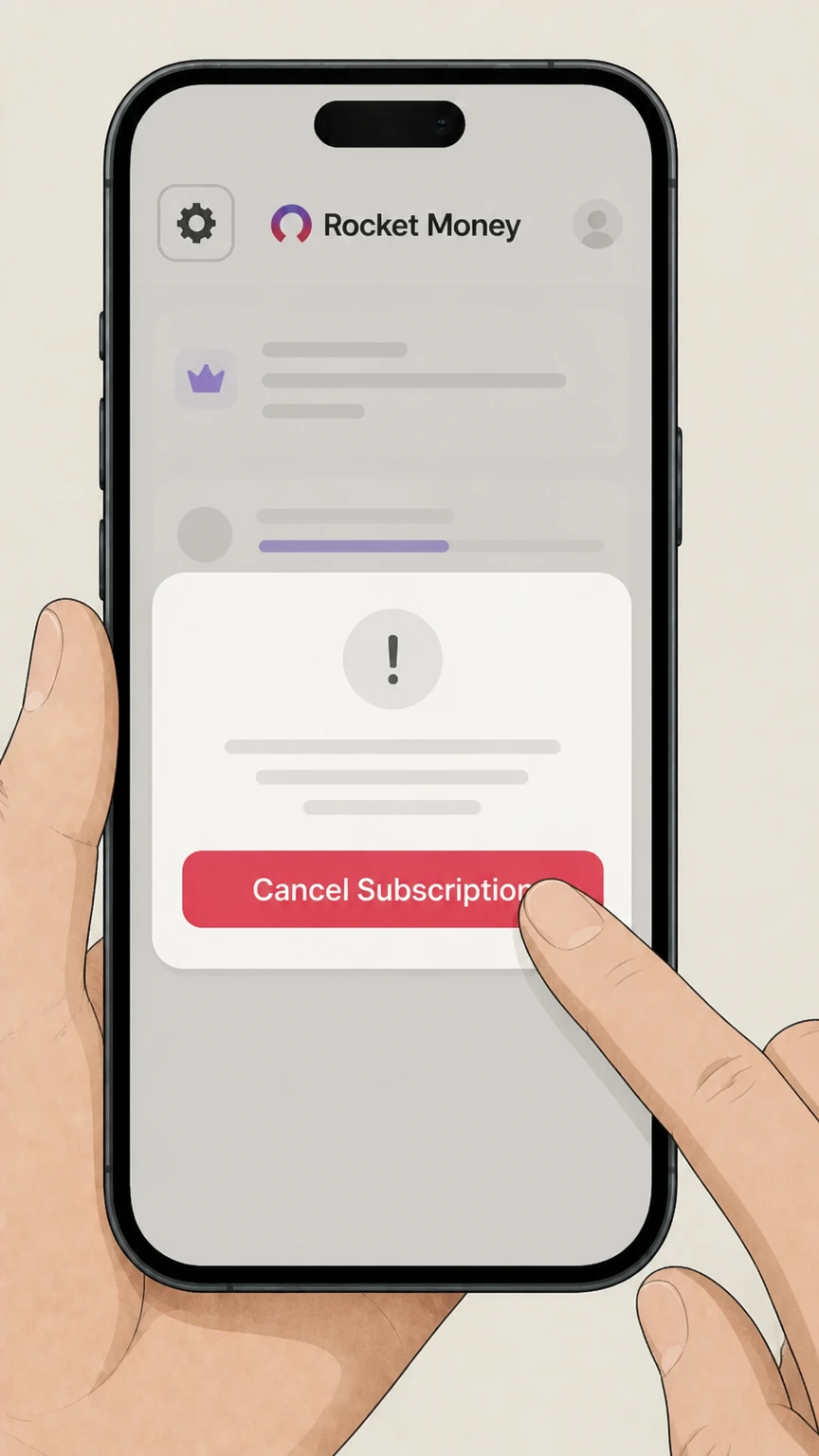 Rocket Money Rocket Money app (direct billing) cancellation: Tap Cancel Subscription and follow prompts