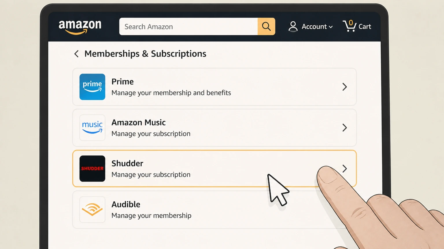 Shudder amazon cancellation: Find Shudder