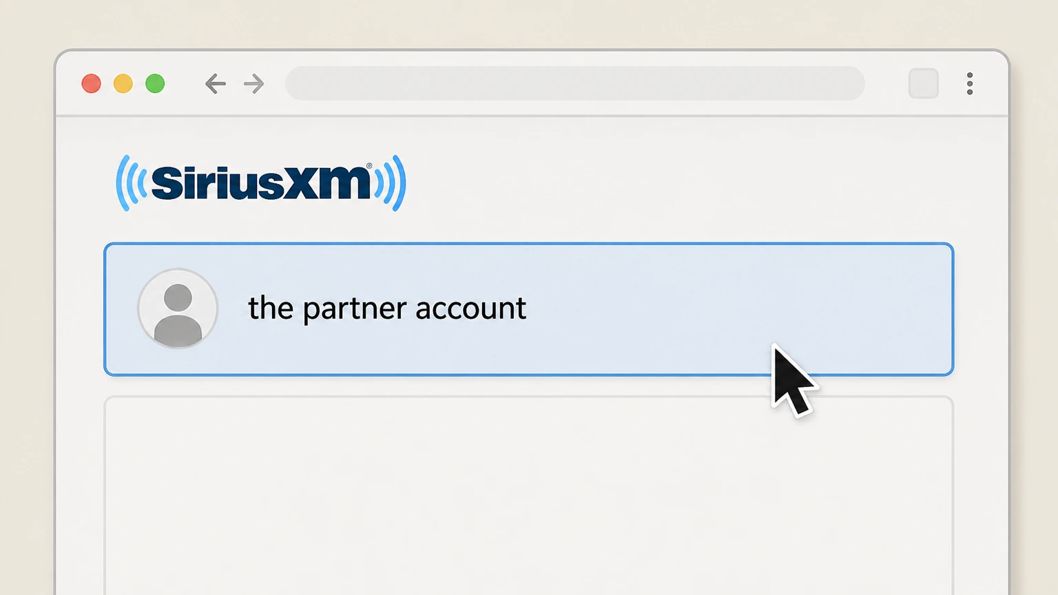 SiriusXM cancel siriusxm through roku, a carrier, or another partner: Open the partner account