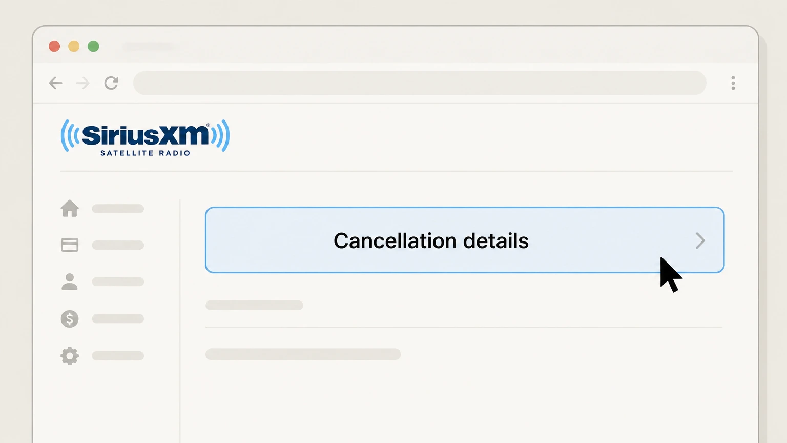 SiriusXM cancel siriusxm through roku, a carrier, or another partner: Keep partner confirmation