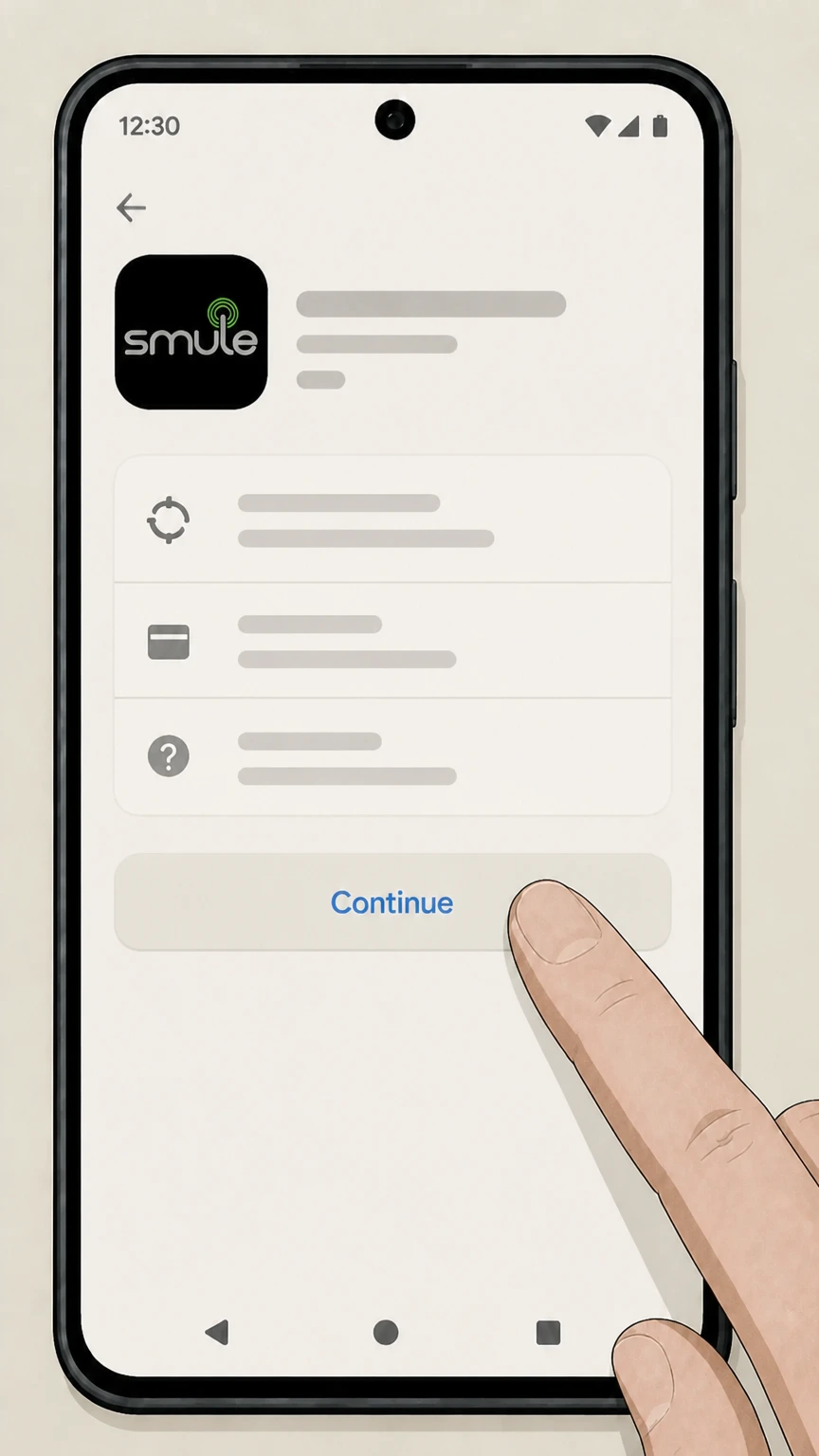 Smule Google Play (Android) cancellation: Confirm cancellation