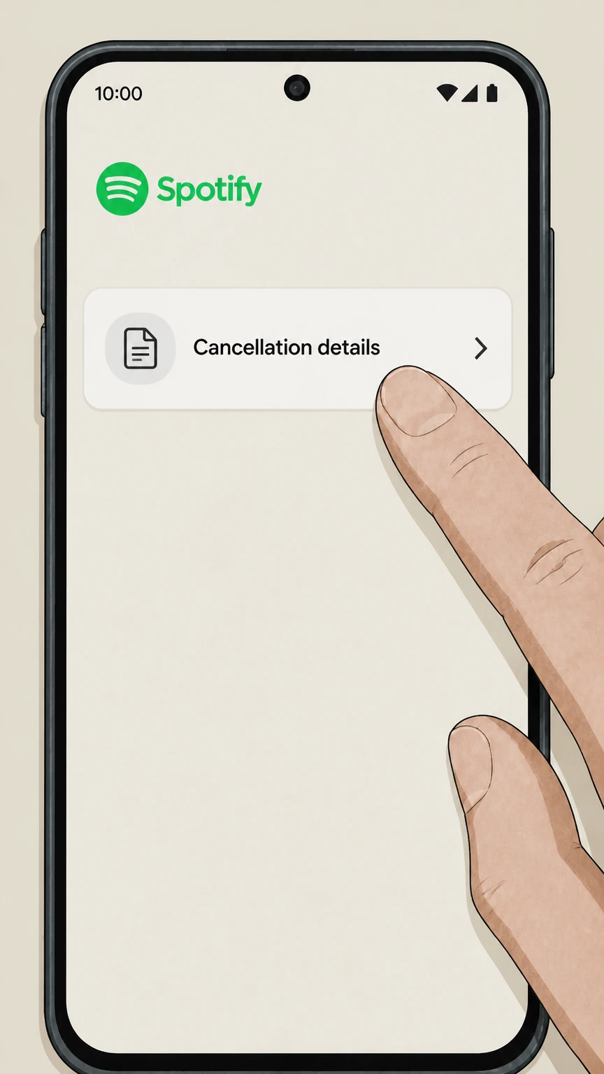 Spotify cancel a google play subscription: Save the expiration date